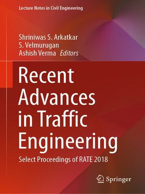 cover image of Recent Advances in Traffic Engineering